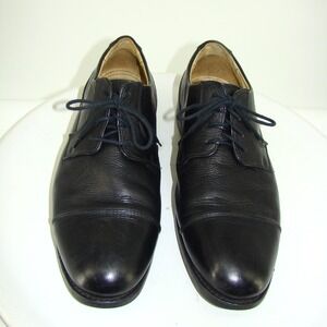 Belvedere Mens Duke Leather Black Cap Toe Lace-Up Dress Shoes Oxford SZ 15D DB2